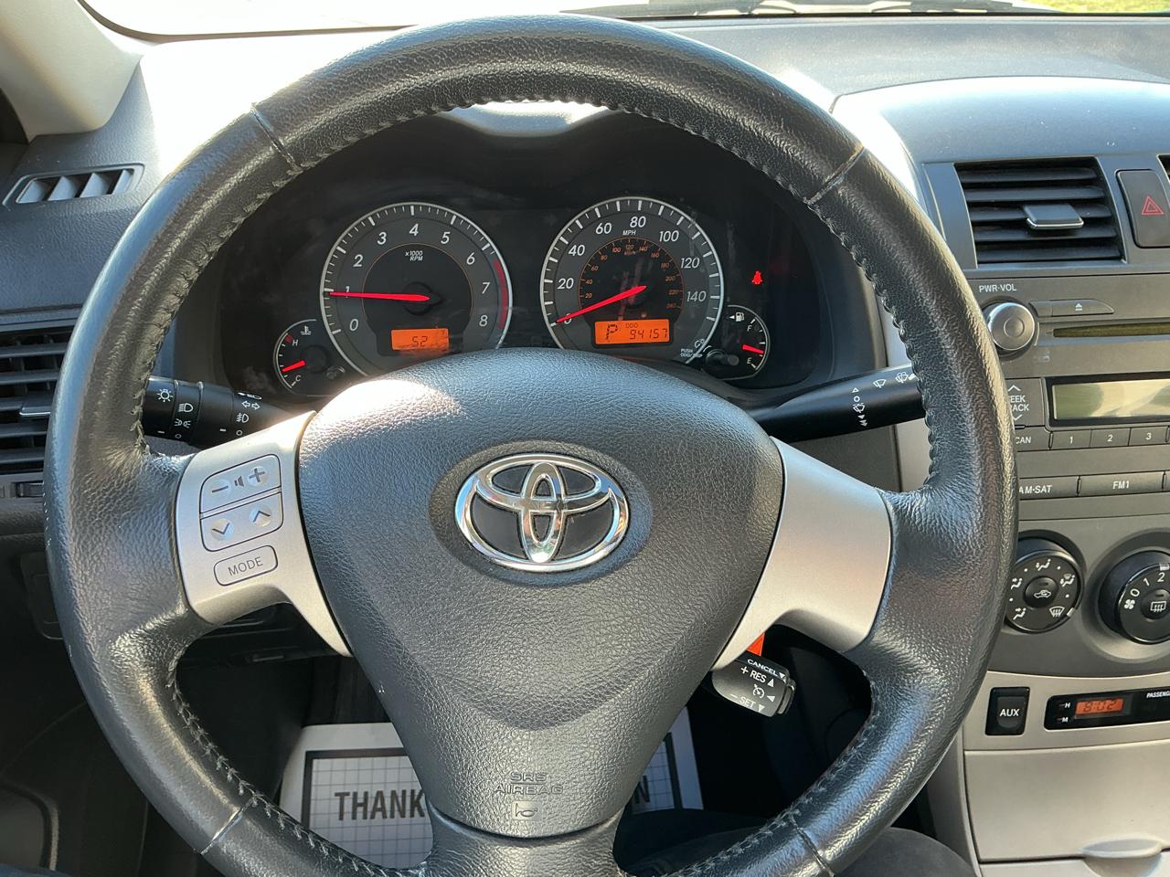 Toyota Corolla S Premium 4D Sedan 2010