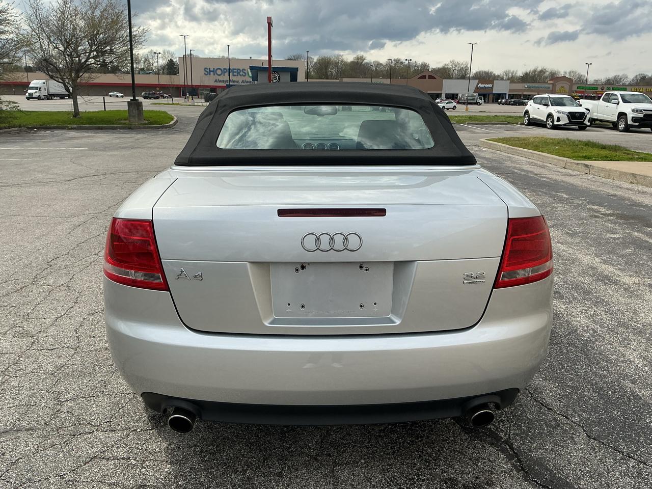 Audi A4 3.2 Cabriolet quattro with Tiptronic 2007