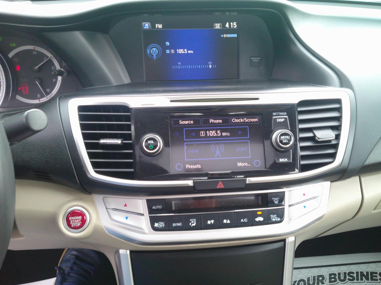 Honda Accord EX-L Sedan CVT 2014