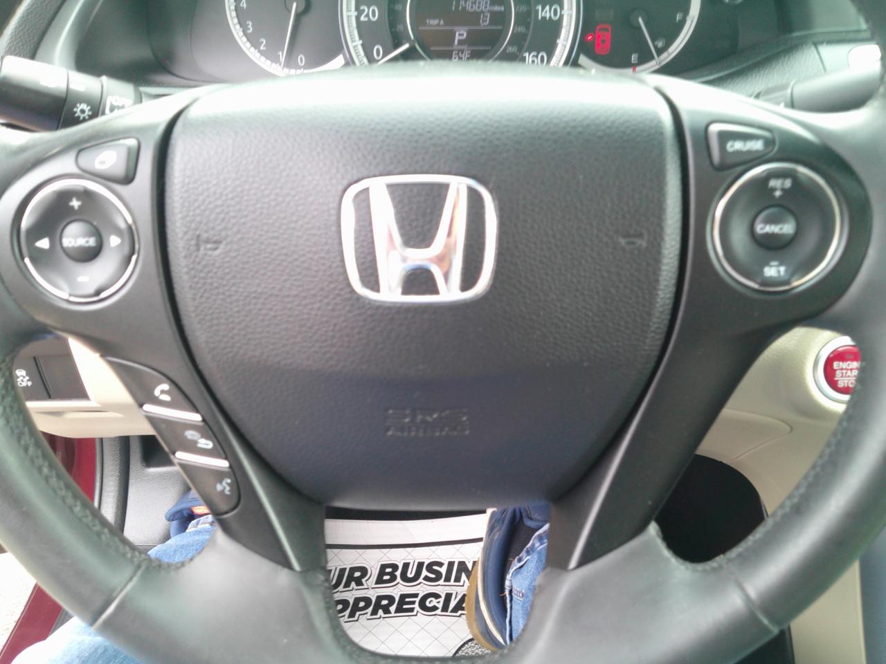 Honda Accord EX-L Sedan CVT 2014