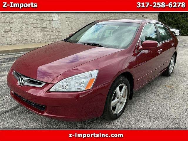 Red 2005 Honda Accord EX Sedan Front-Wheel Drive Automatic