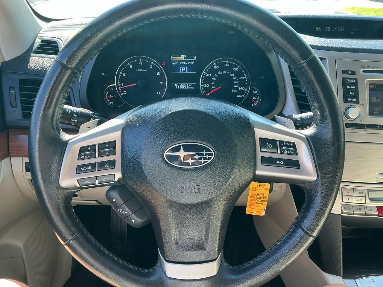 Subaru Outback 2.5i Limited 2014