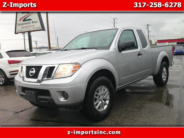 Silver 2016 Nissan Frontier SV V6 King Cab 4WD Pickup Truck Four-Wheel Drive Automatic