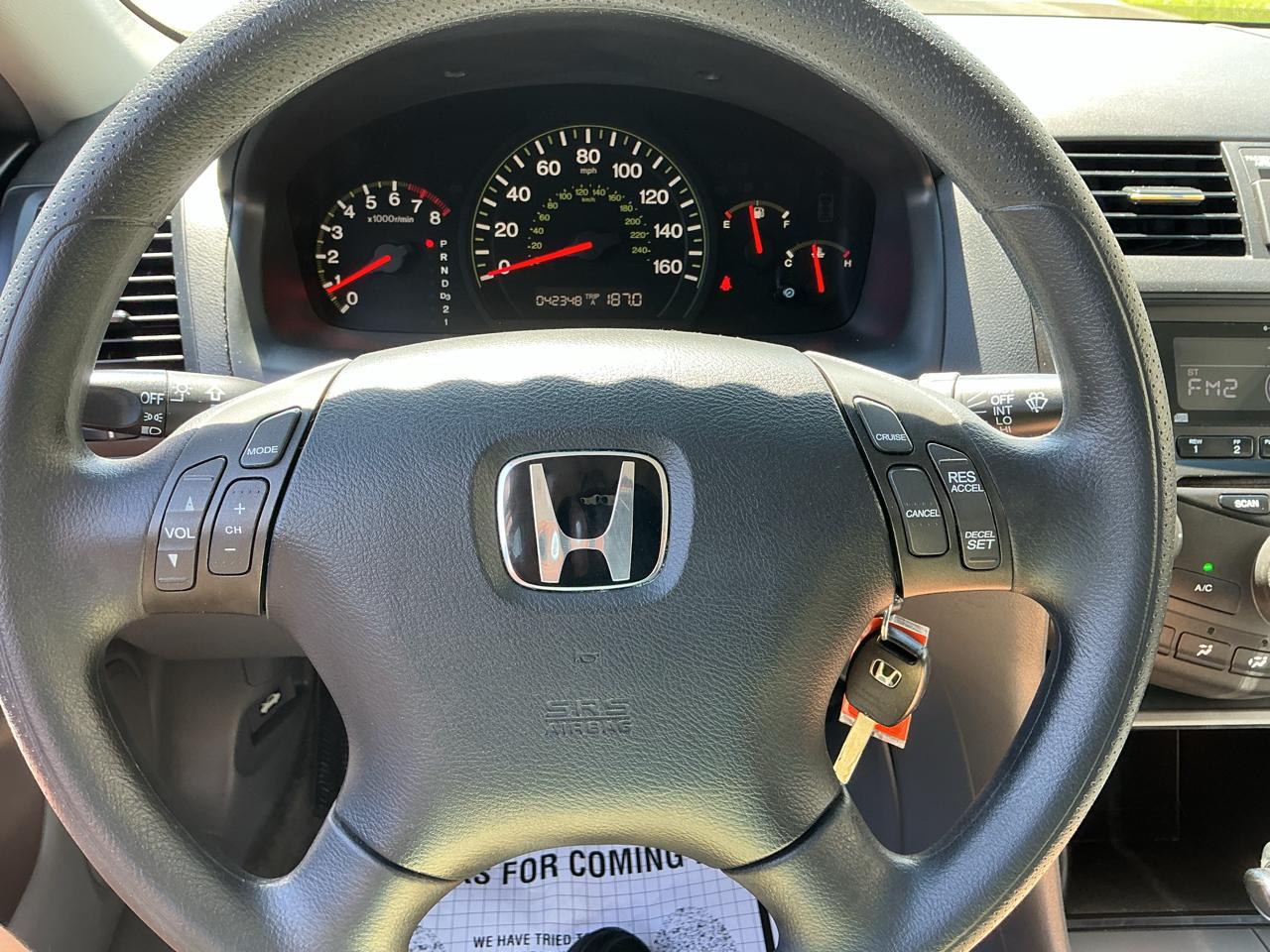 Honda Accord EX-L Sedan AT with XM Radio 2004