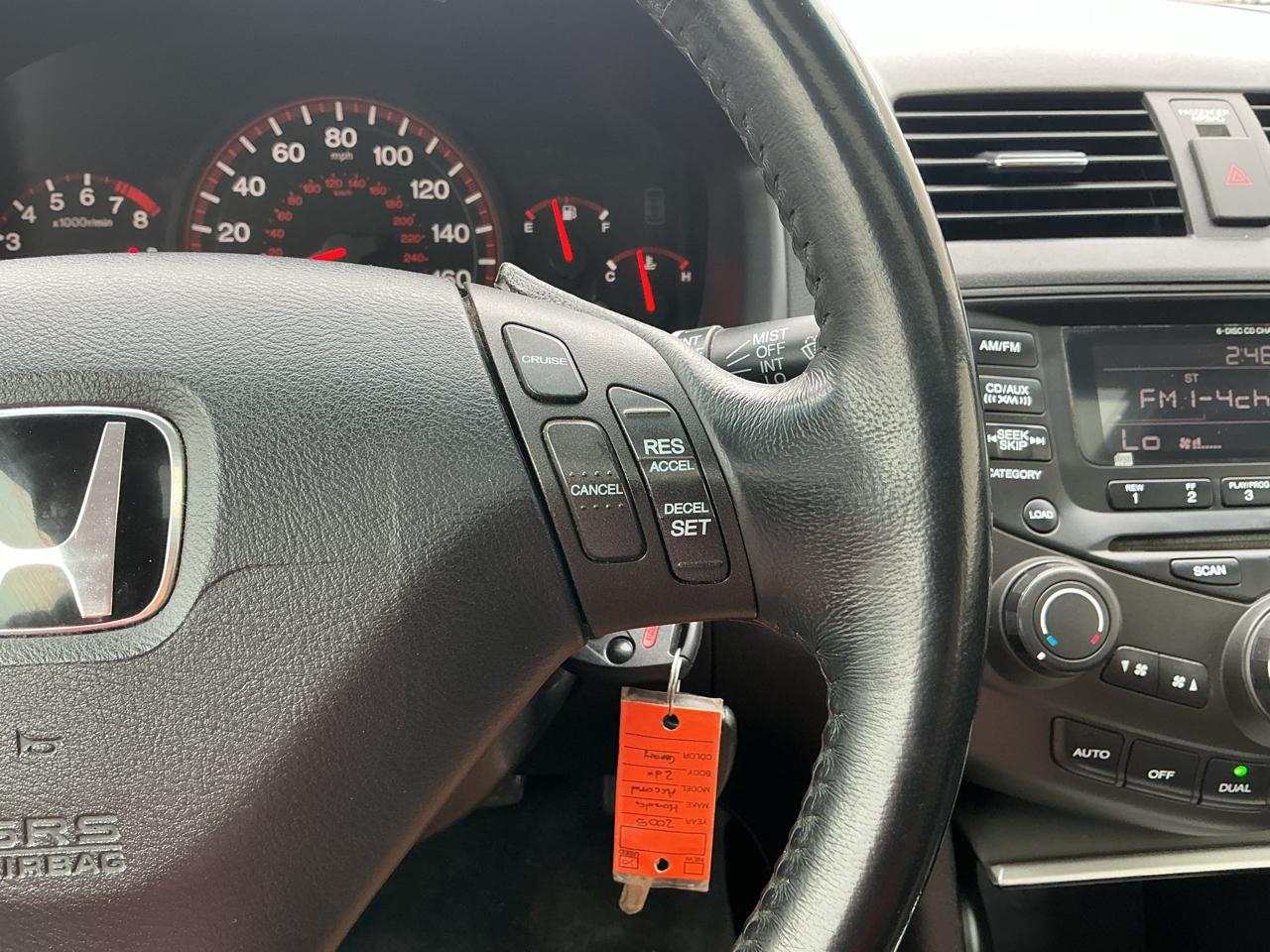 Honda Accord EX V-6 Coupe AT with XM Radio 2005