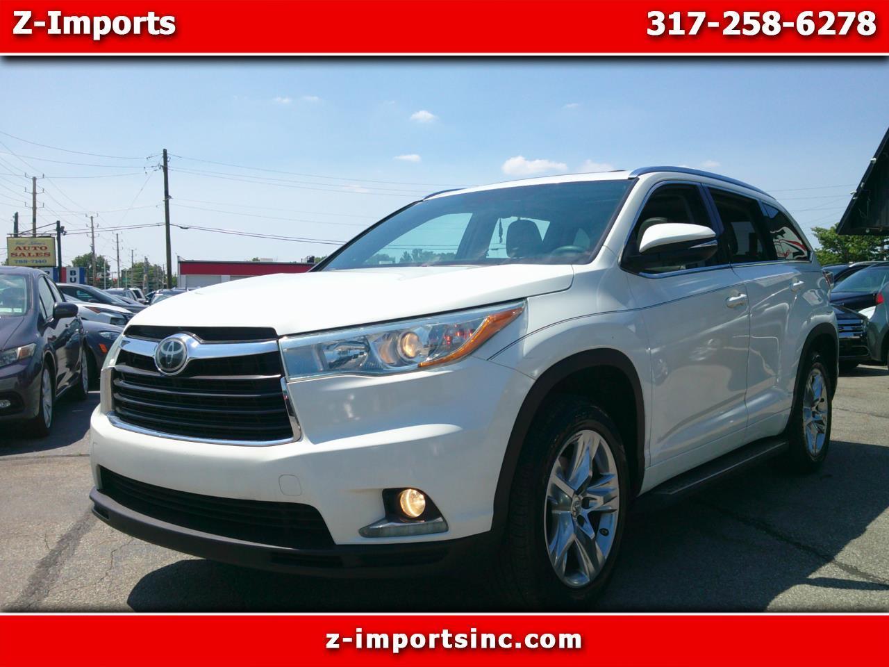 Toyota Highlander Limited FWD V6 2014