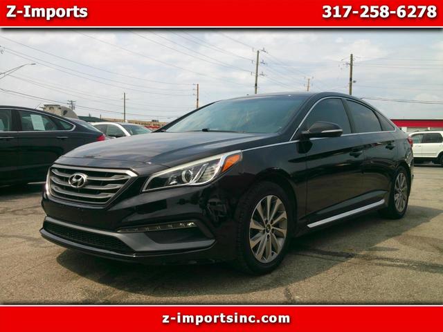 Black 2016 Hyundai Sonata Sedan Front-Wheel Drive Automatic