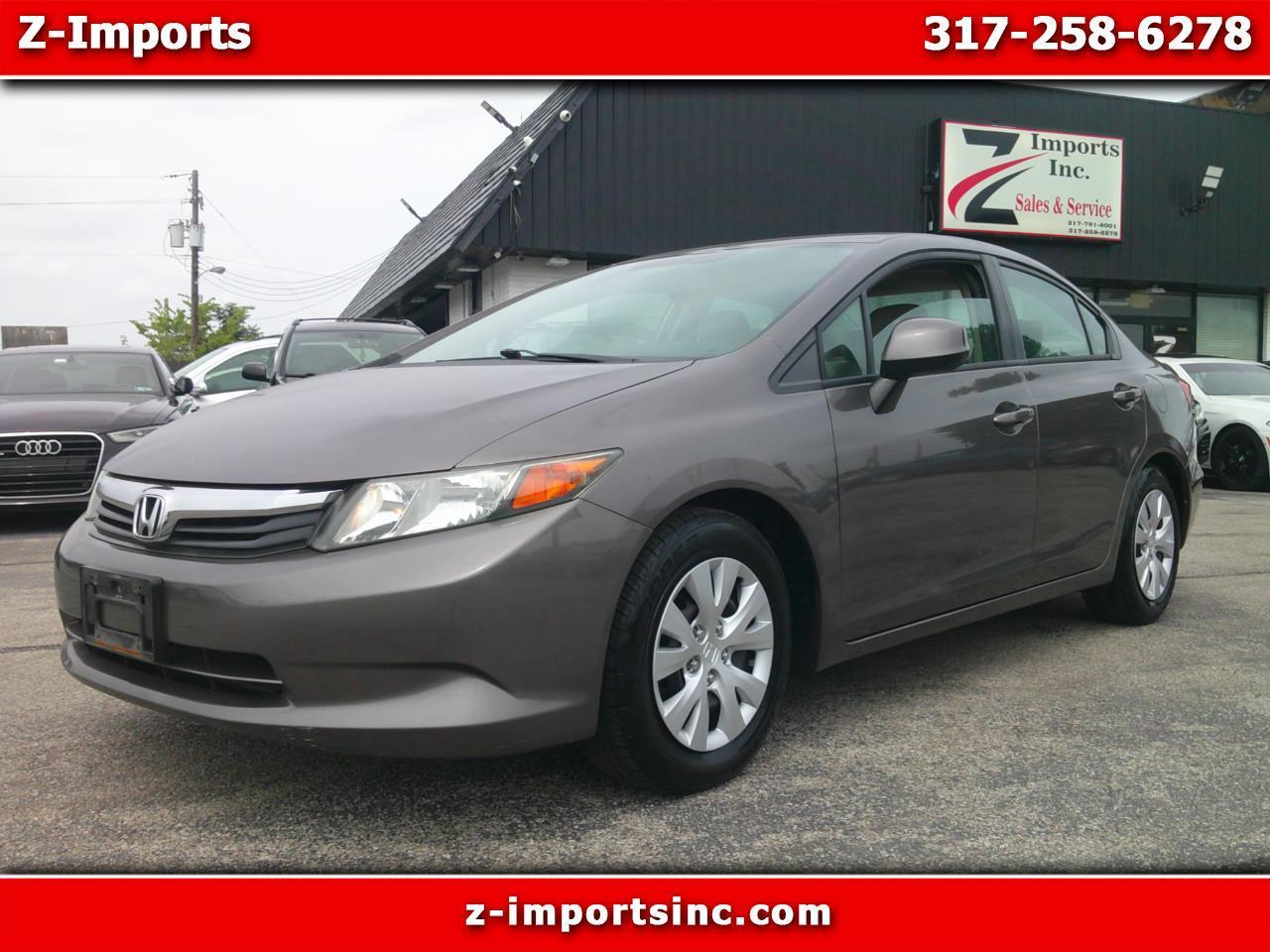 Honda Civic LX Sedan 5-Speed AT 2012
