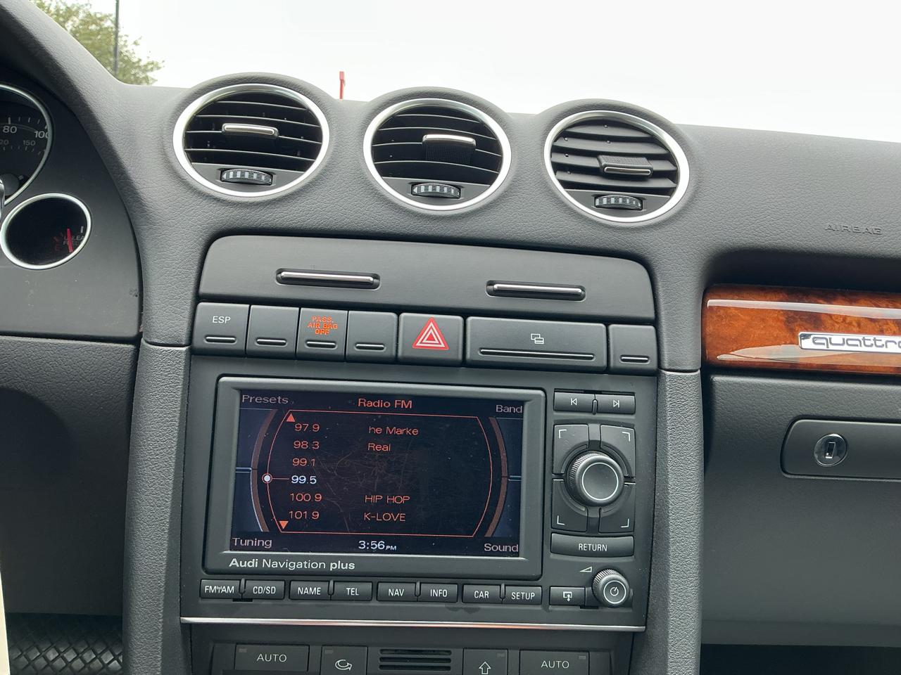 Audi A4 3.2 Cabriolet quattro with Tiptronic 2007