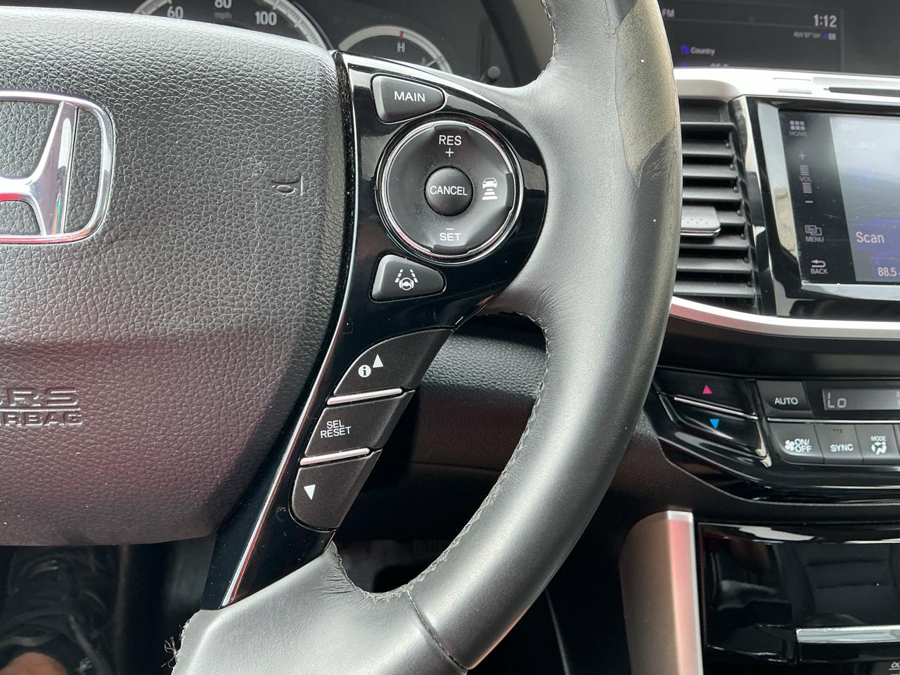 Honda Accord EX-L Sedan V6 CVT w/ Honda Sensing 6-Spd AT 2016