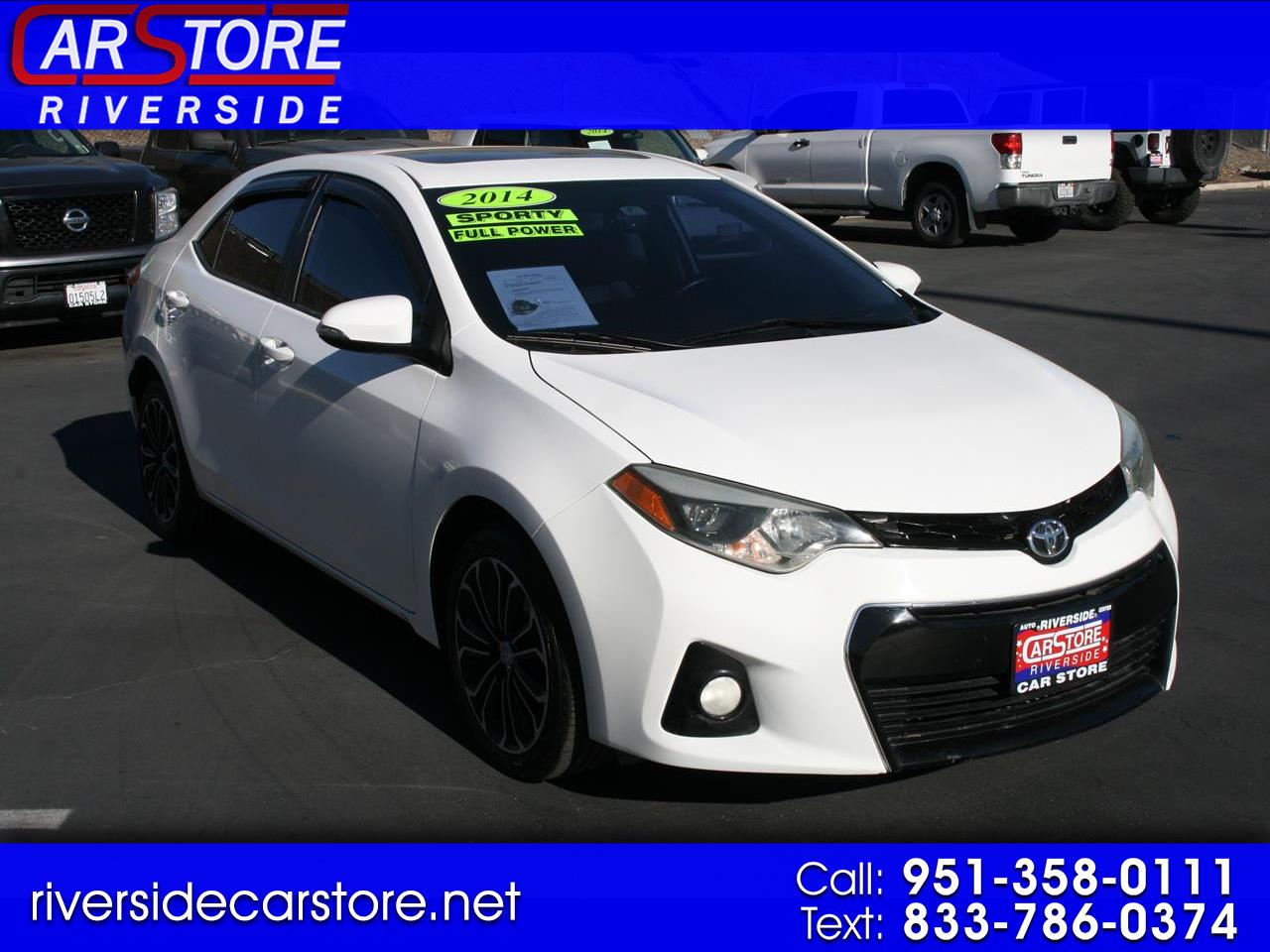 2014 Toyota Corolla 4dr Sdn CVT S Premium (Natl)