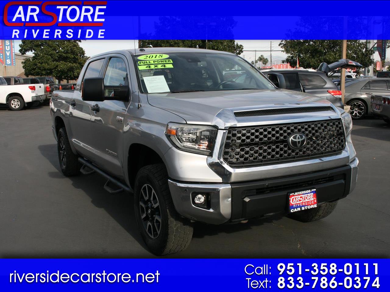 2018 Toyota Tundra 4WD TRD Pro CrewMax 5.5' Bed 5.7L FFV (Natl)