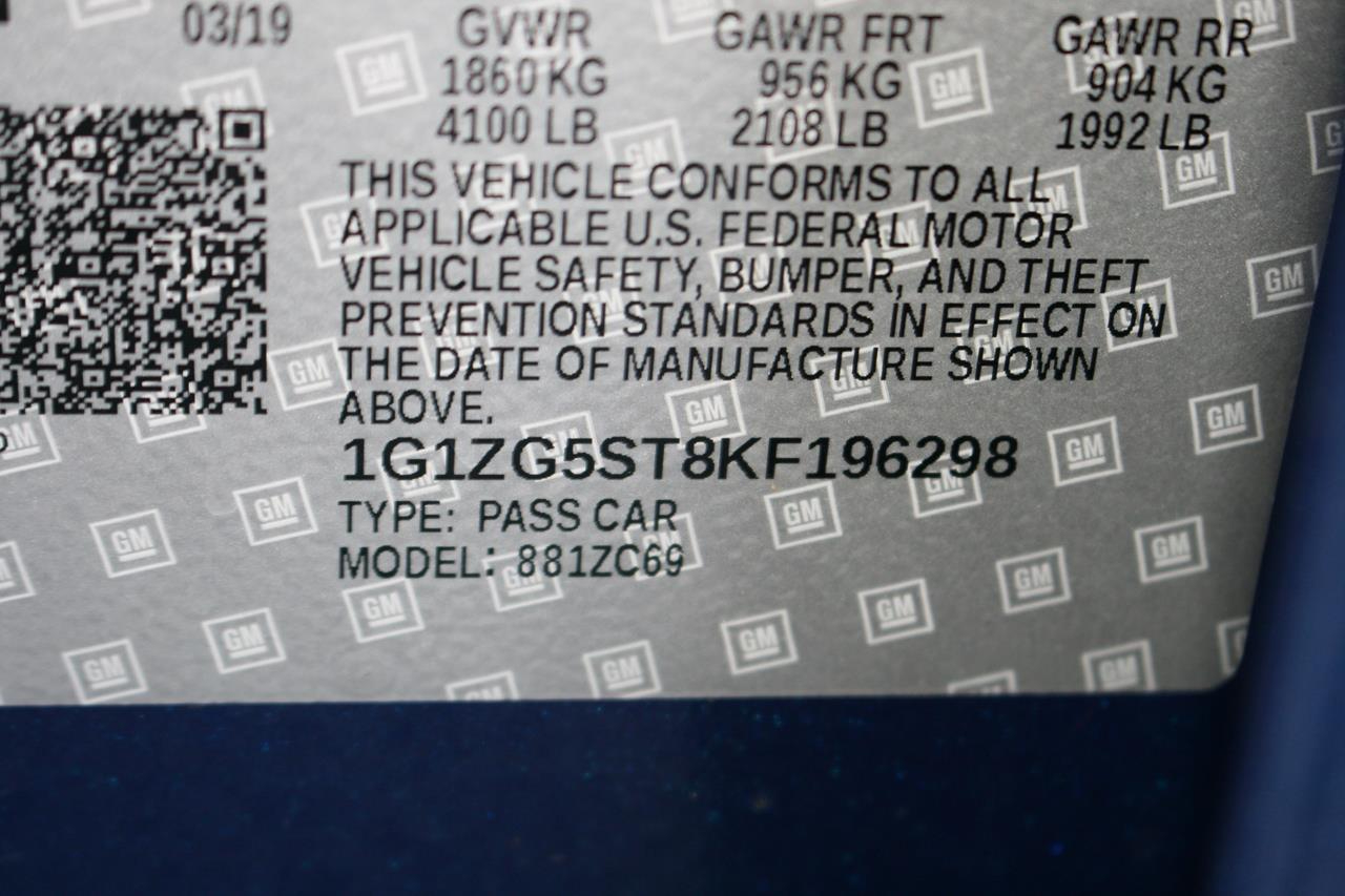 Chevrolet Malibu 4dr Sdn RS w/1SP 2019