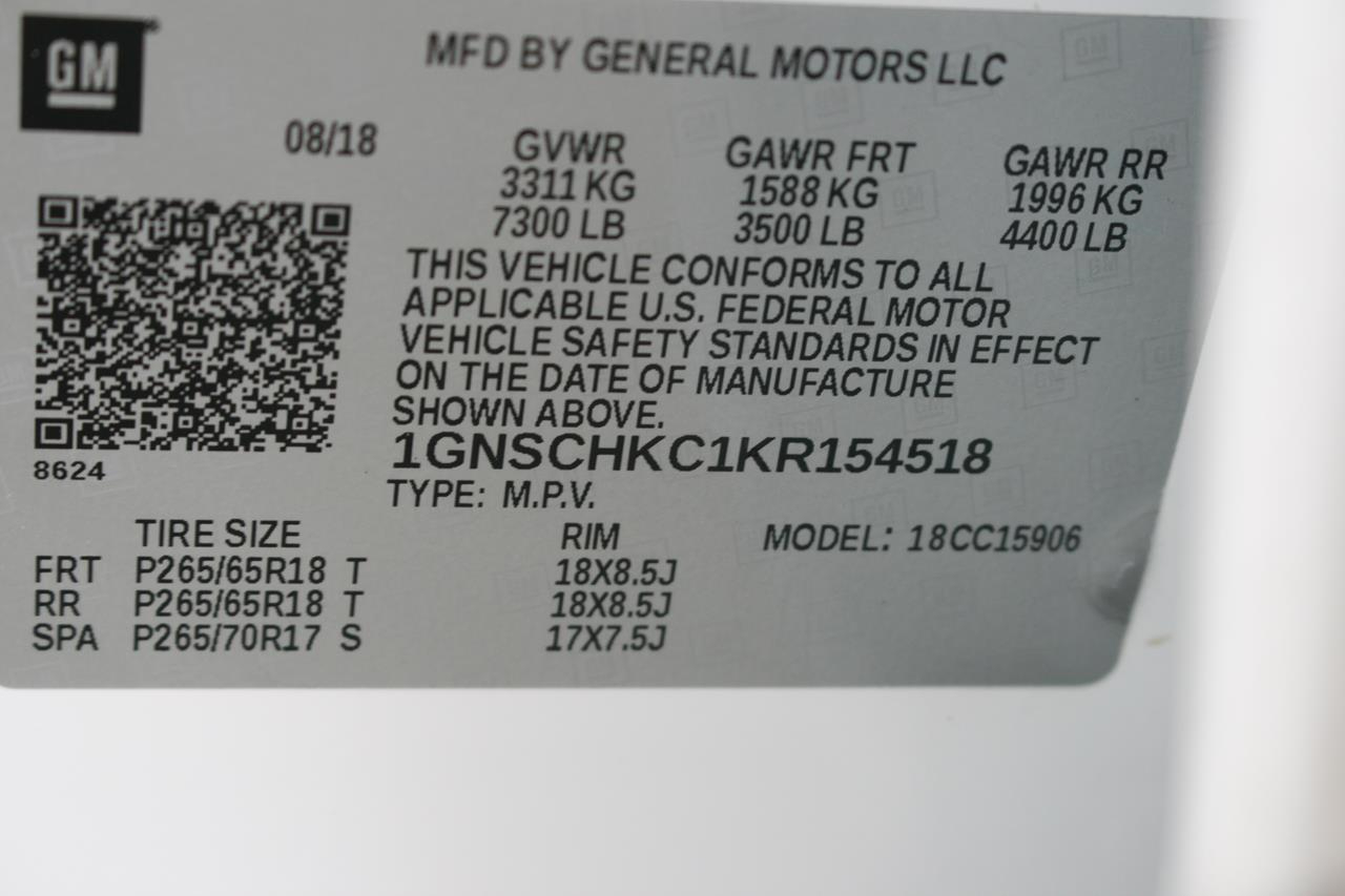 Chevrolet Suburban 2WD 4dr 1500 LT 2019