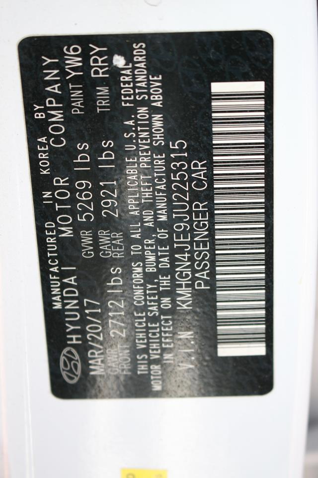 Genesis G80 3.8L RWD 2018