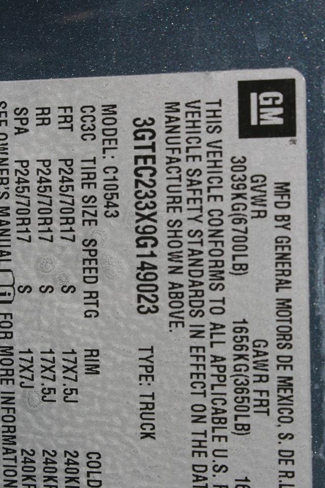 GMC Sierra 1500 2WD Crew Cab 143.5" Xtra Fuel Economy 2009