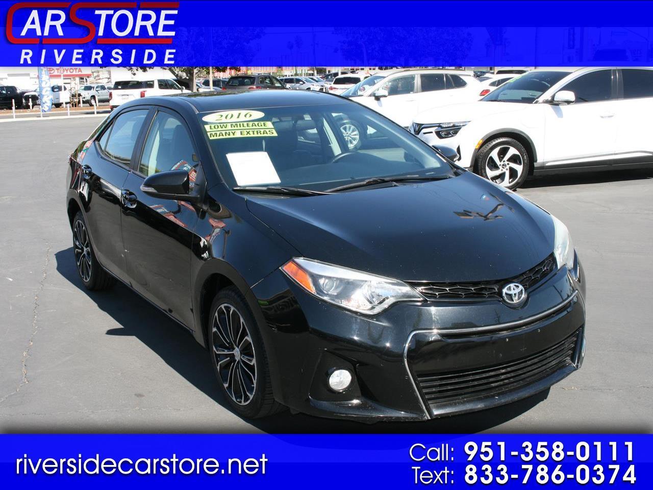 Toyota Corolla 4dr Sdn CVT S Premium (Natl) 2016