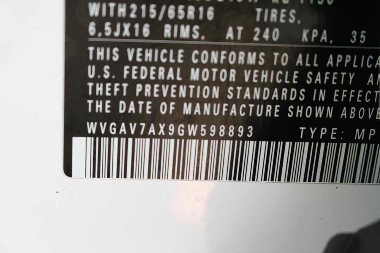 Volkswagen Tiguan 2WD 4dr Auto S 2016