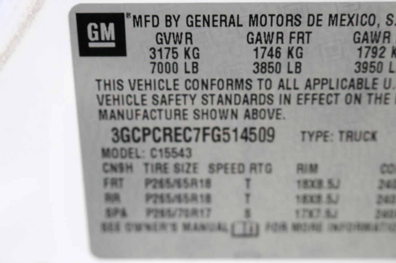 Chevrolet Silverado 1500 2WD Crew Cab 143.5" LT w/1LT 2015