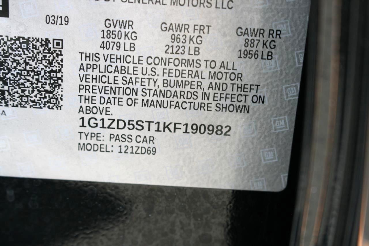 Chevrolet Malibu 4dr Sdn LT w/1LT 2019