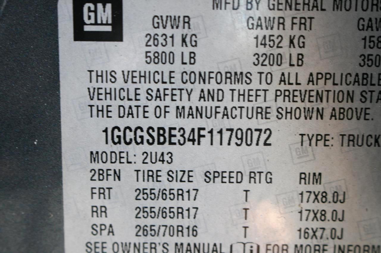 Chevrolet Colorado 2WD Crew Cab 140.5" LT 2015
