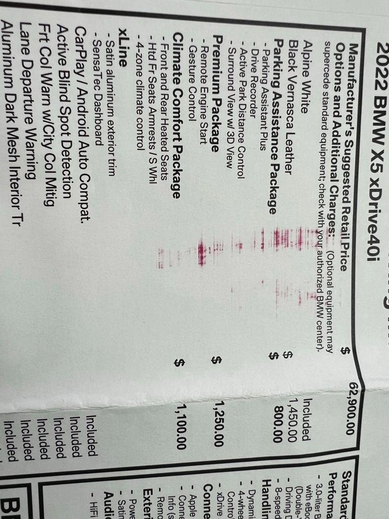 BMW X5 xDrive40i 2022