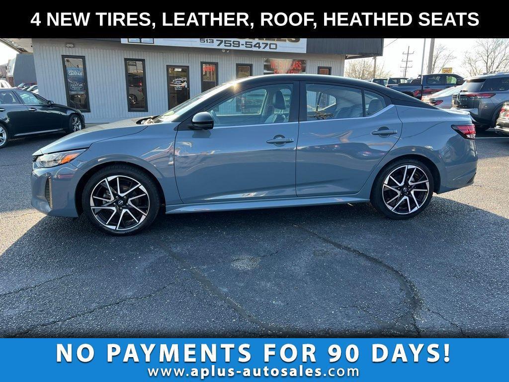 Gray 2024 Nissan Sentra Sedan Front-Wheel Drive Continuously Variable Transmission