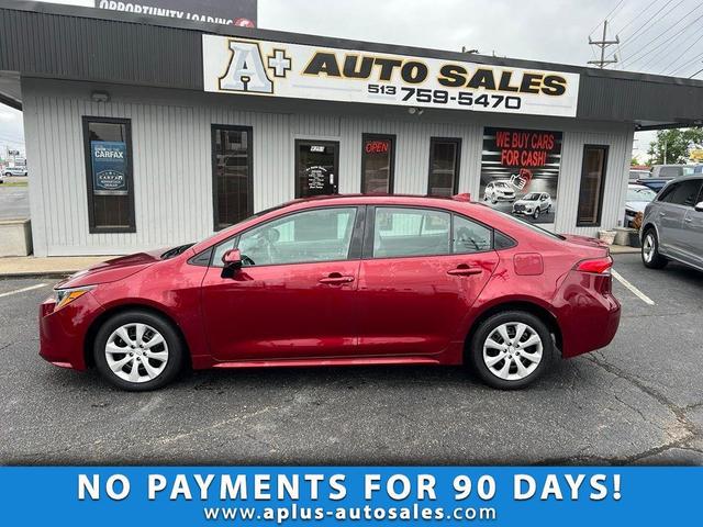 Red 2025 Toyota Corolla Sedan Front-Wheel Drive Continuously Variable Transmission