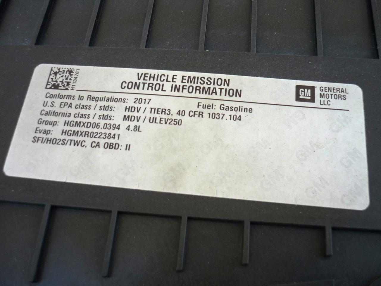 Chevrolet Express 2500 Cargo 2017