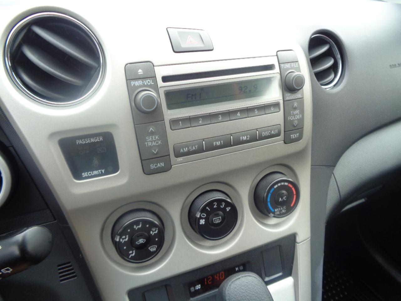 Toyota Matrix 5dr Wgn Auto FWD (Natl) 2009
