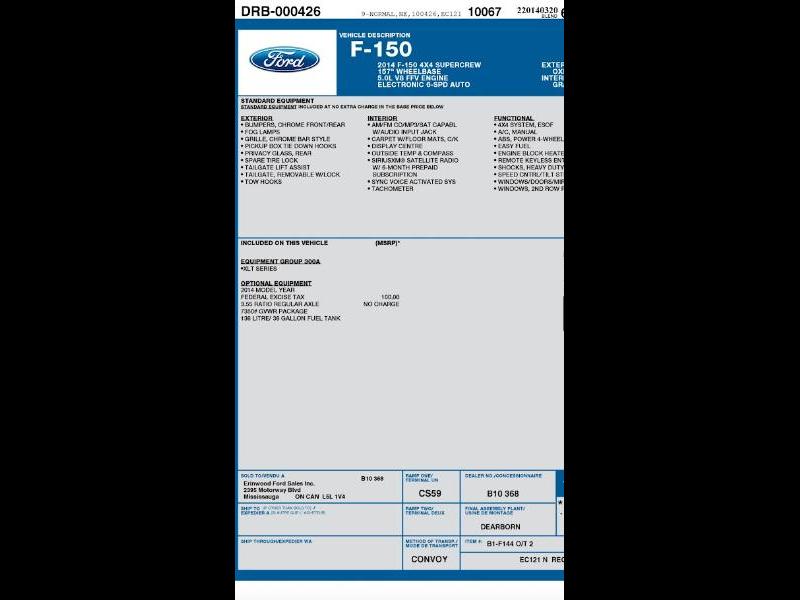 Ford F-150 XLT SuperCrew 6.5-ft. Bed 4WD 2014