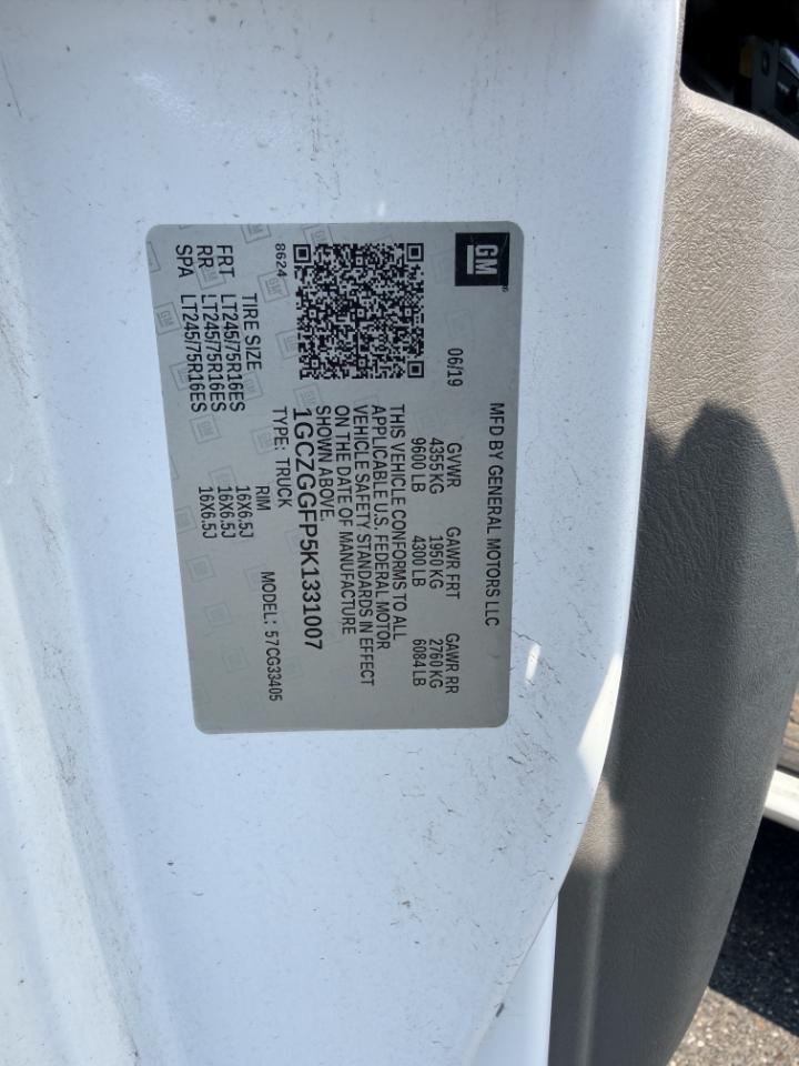 Chevrolet Express Cargo Van RWD 3500 135" 2019
