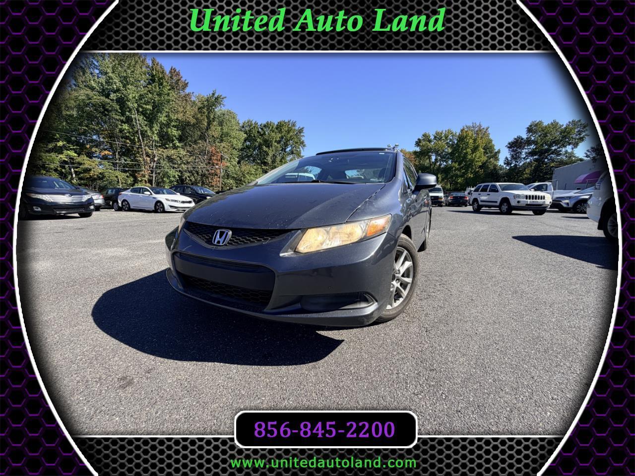 2012 Honda Civic Cpe 2dr Man EX