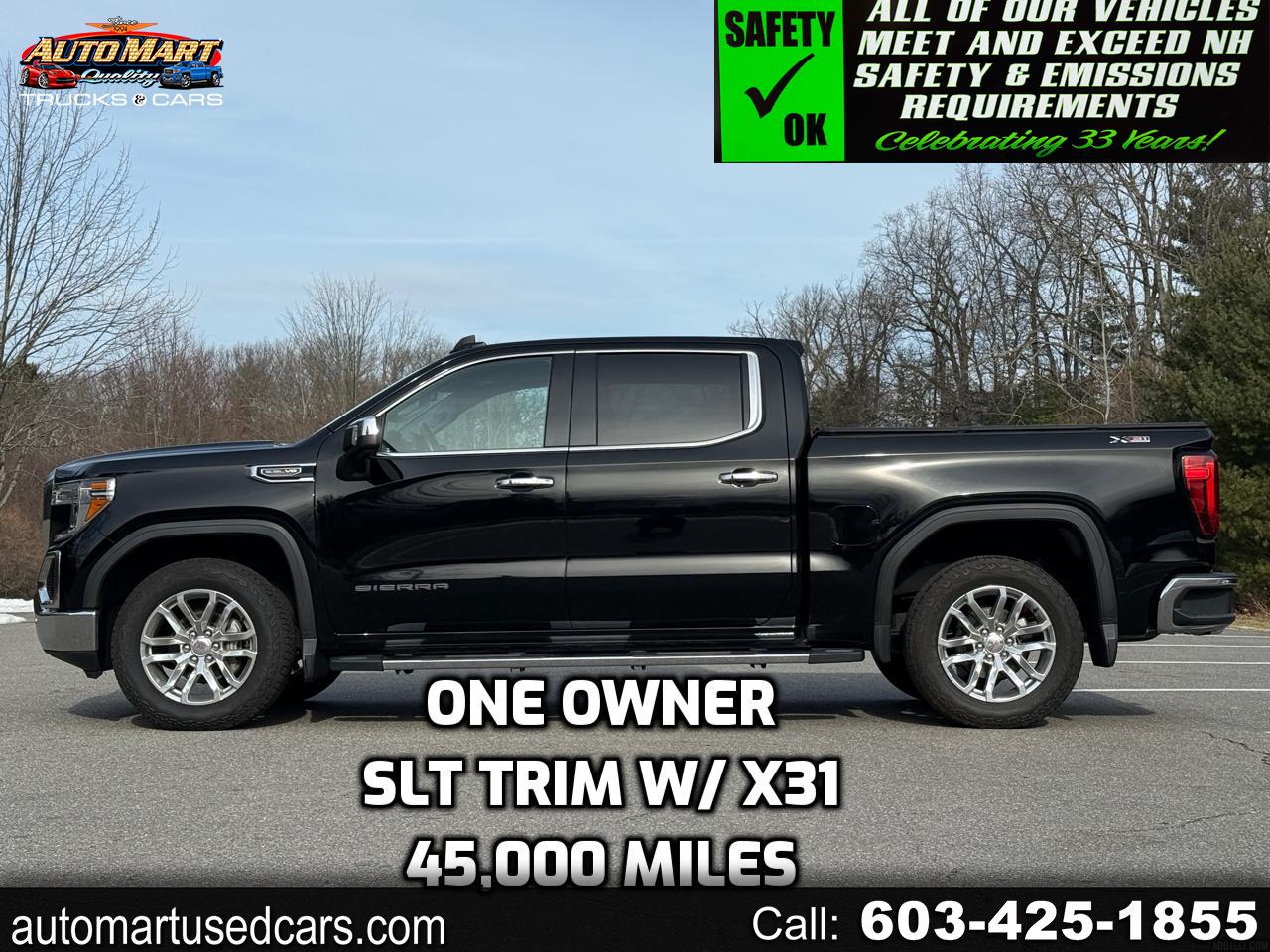 2019 GMC Sierra 1500 4WD Crew Crew Cab SLT W/X31