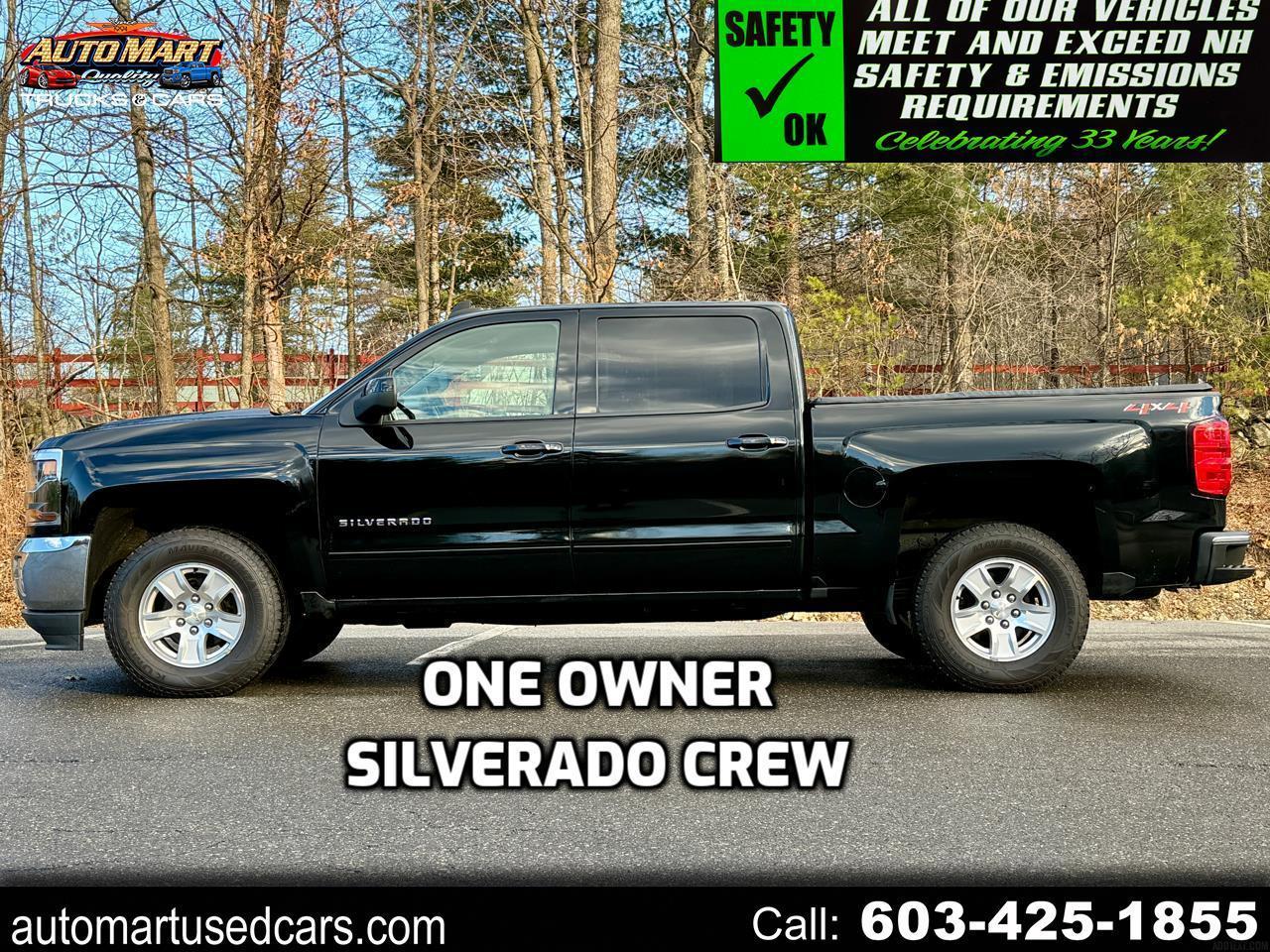 2018 Chevrolet Silverado 1500 4WD Crew Cab 143.5" LT w/1LT