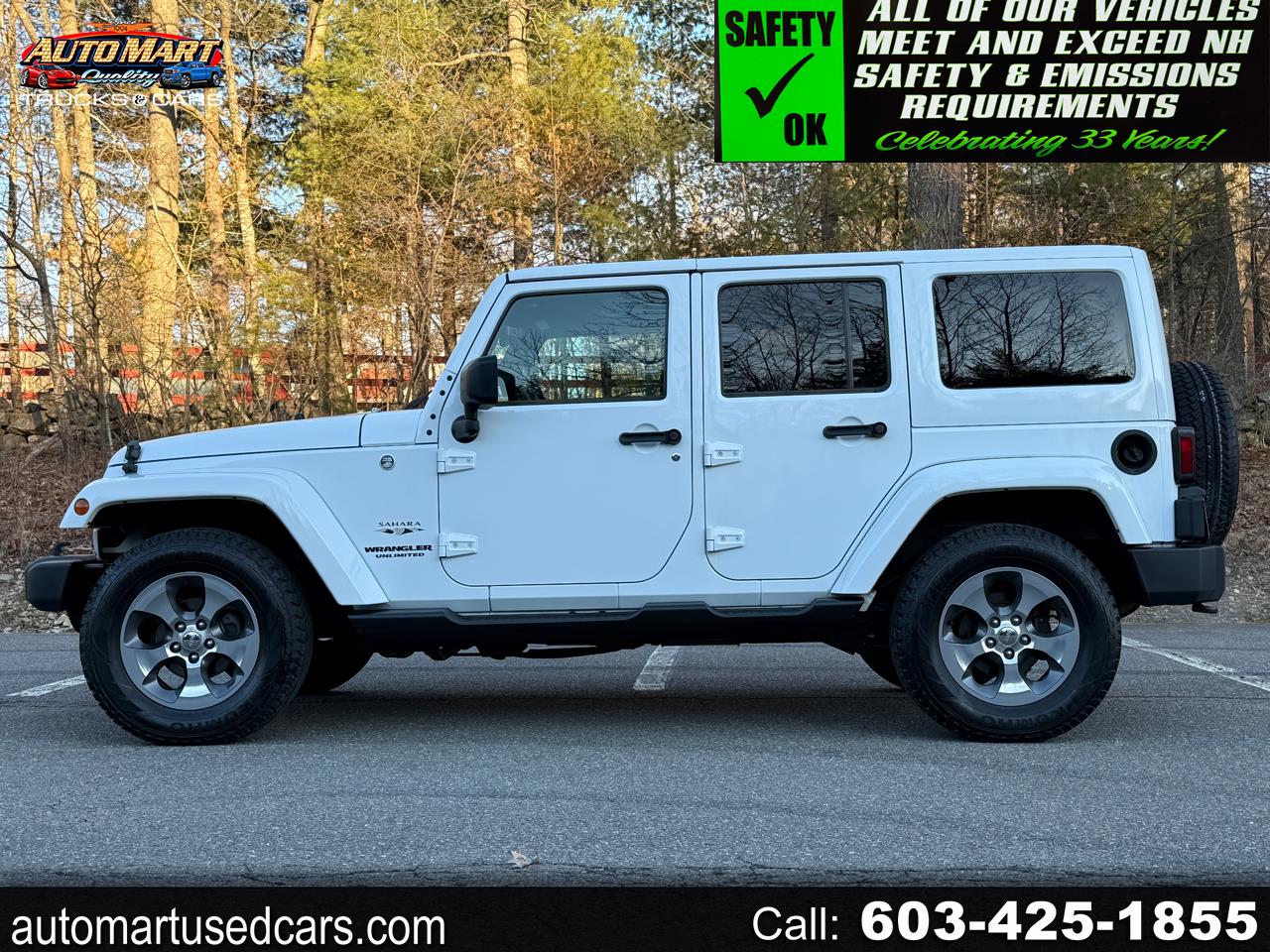 Jeep Wrangler Unlimited 4WD 4dr Sahara 2017