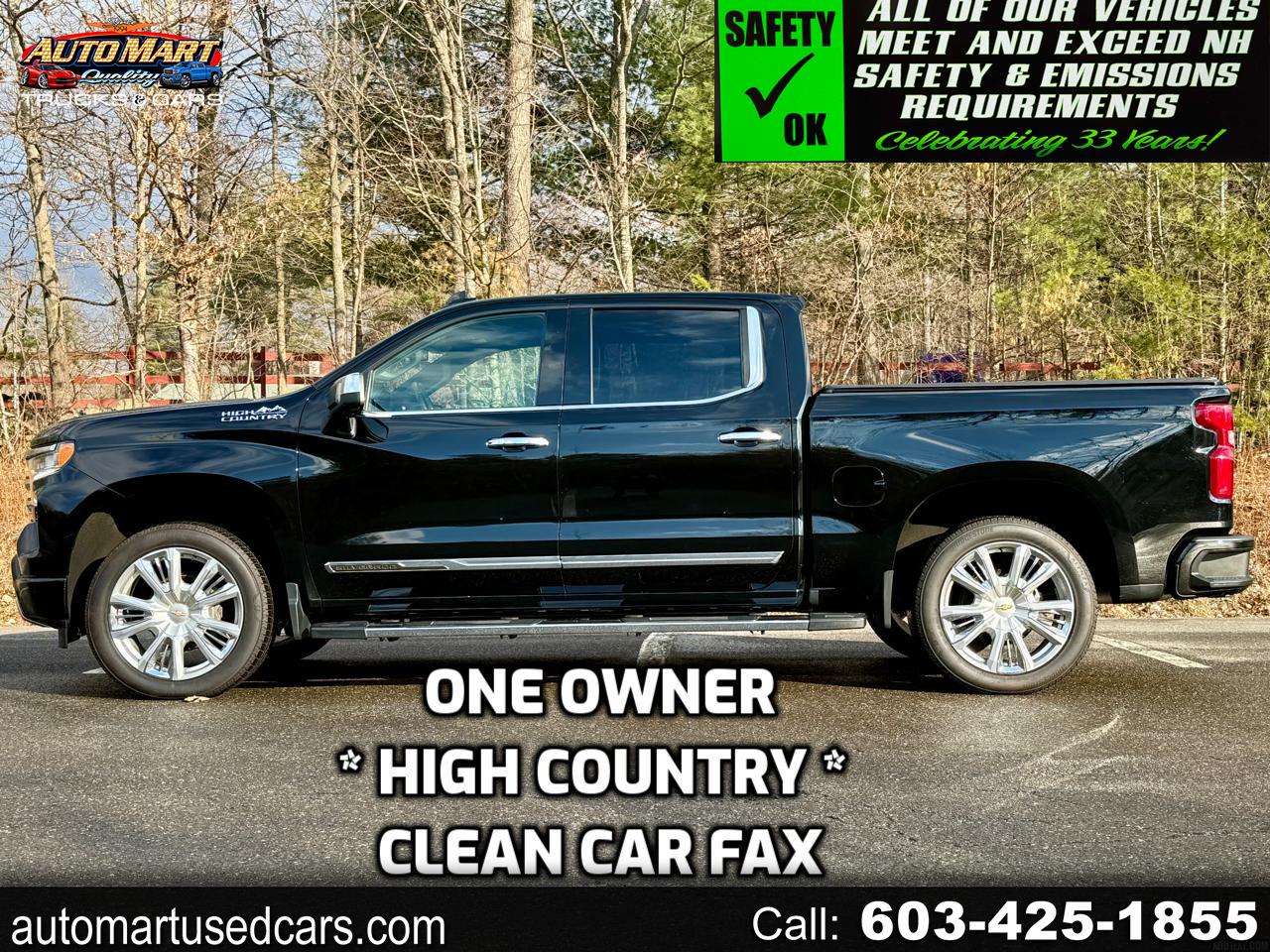2022 Chevrolet Silverado 1500 4WD Crew Cab 147" High Country