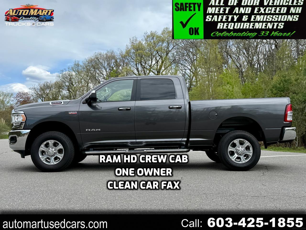 2019 RAM 2500 Big Horn 4x4 Crew Cab 6'4" Box