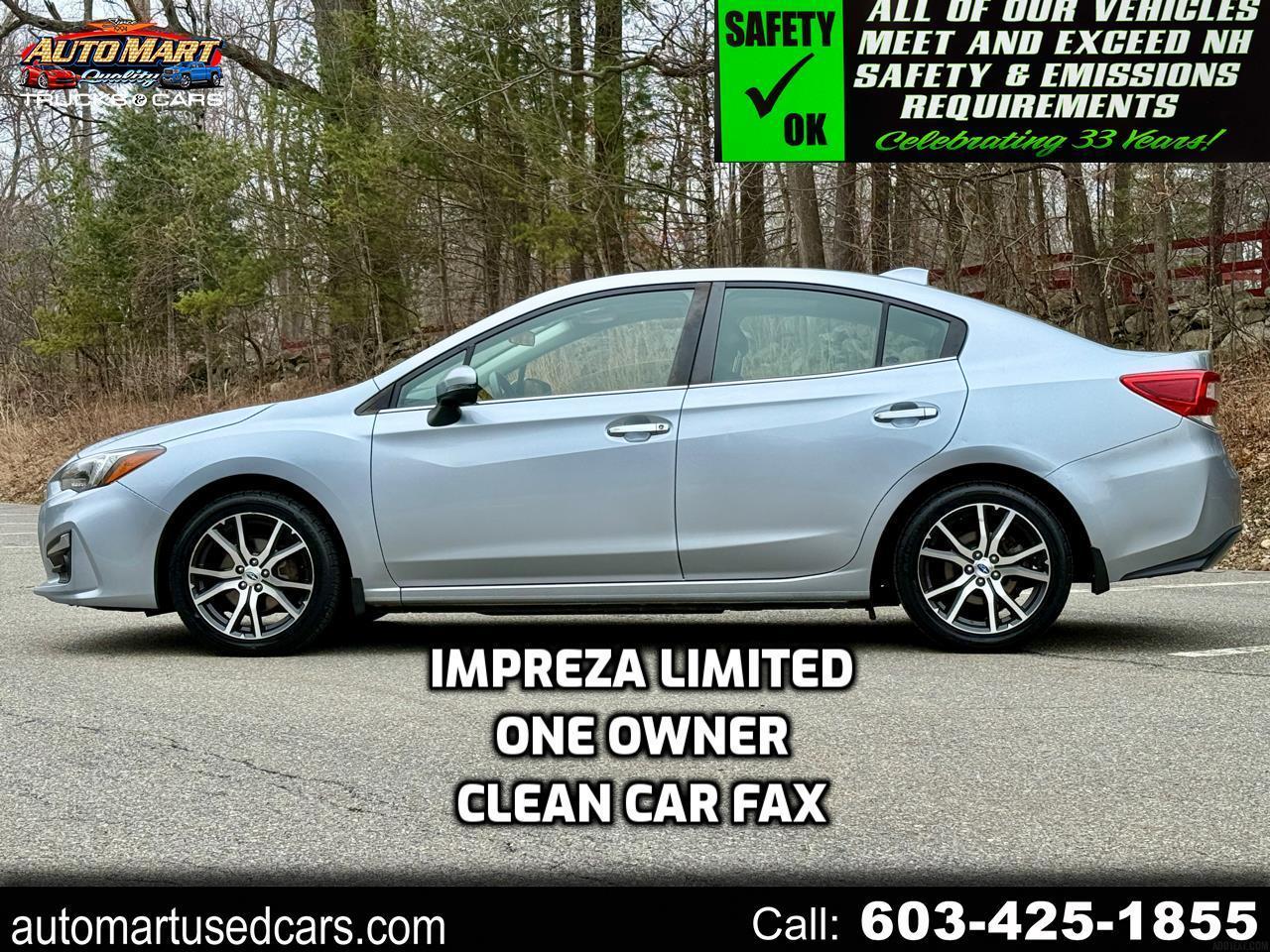 Subaru Impreza 2.0i Limited 4-door CVT 2019