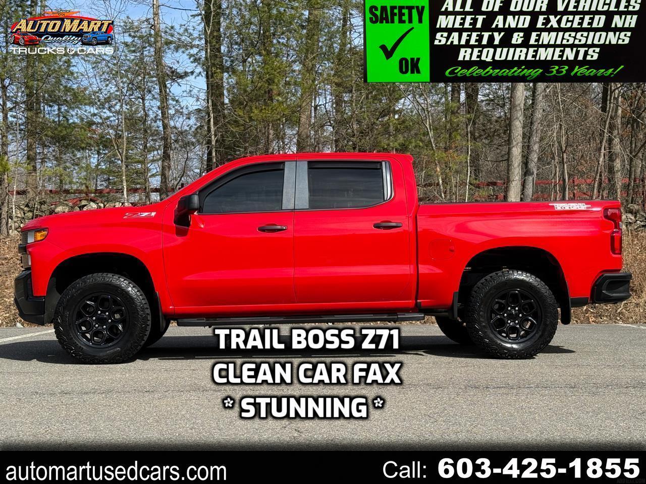 2019 Chevrolet Silverado 1500 4WD Crew Cab 147" Custom Trail Boss