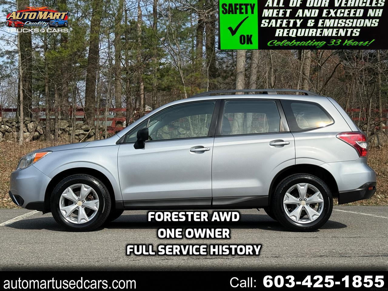 Subaru Forester 4dr CVT 2.5i PZEV 2015