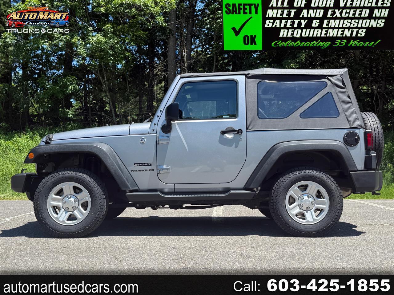 Jeep Wrangler 4WD 2dr Sport 2015