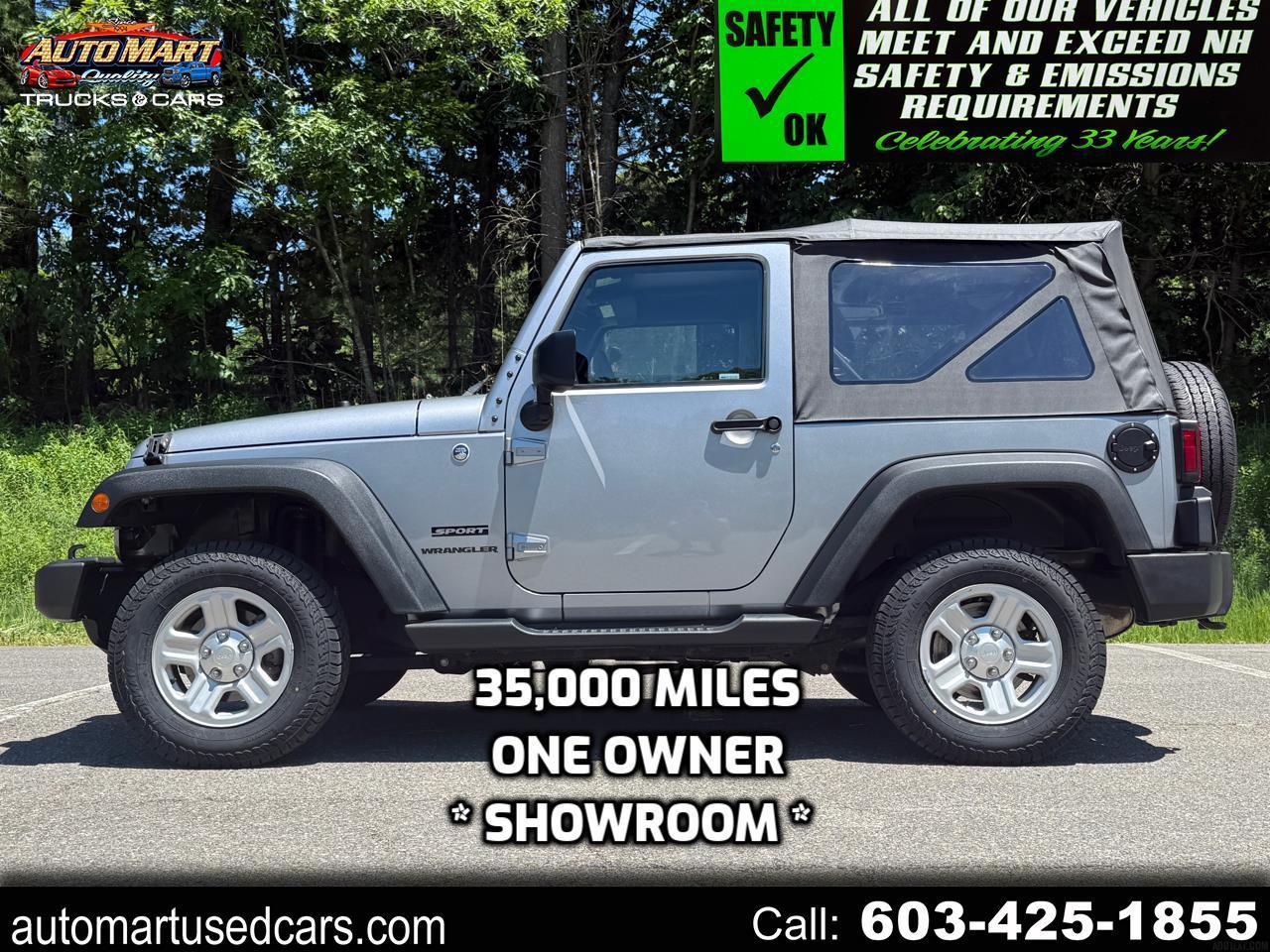2015 Jeep Wrangler 4WD 2dr Sport