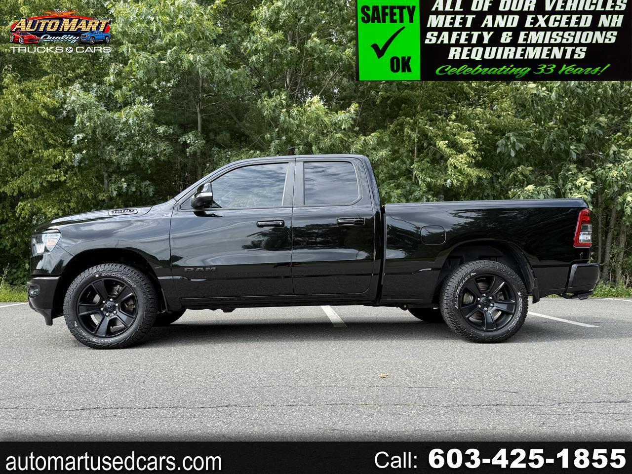 RAM 1500 Big Horn 4x4 Quad Cab 6'4" Box 2021