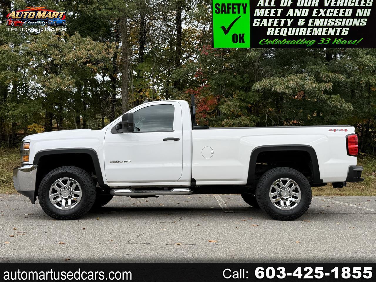 2016 Chevrolet Silverado 2500HD 4WD Reg Cab