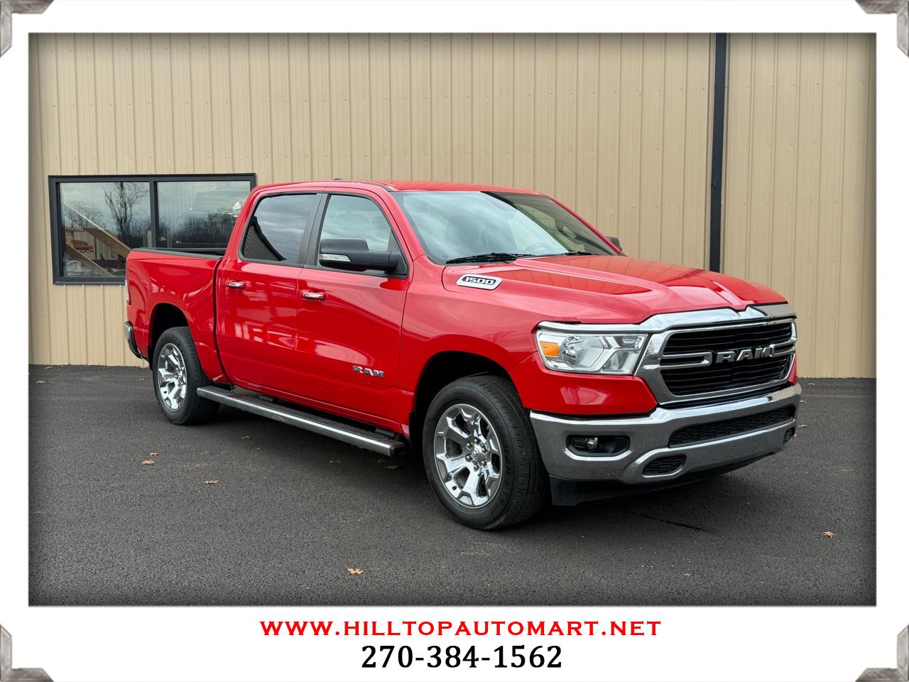 2019 RAM 1500 Big Horn Crew Cab 4WD Rebuilt