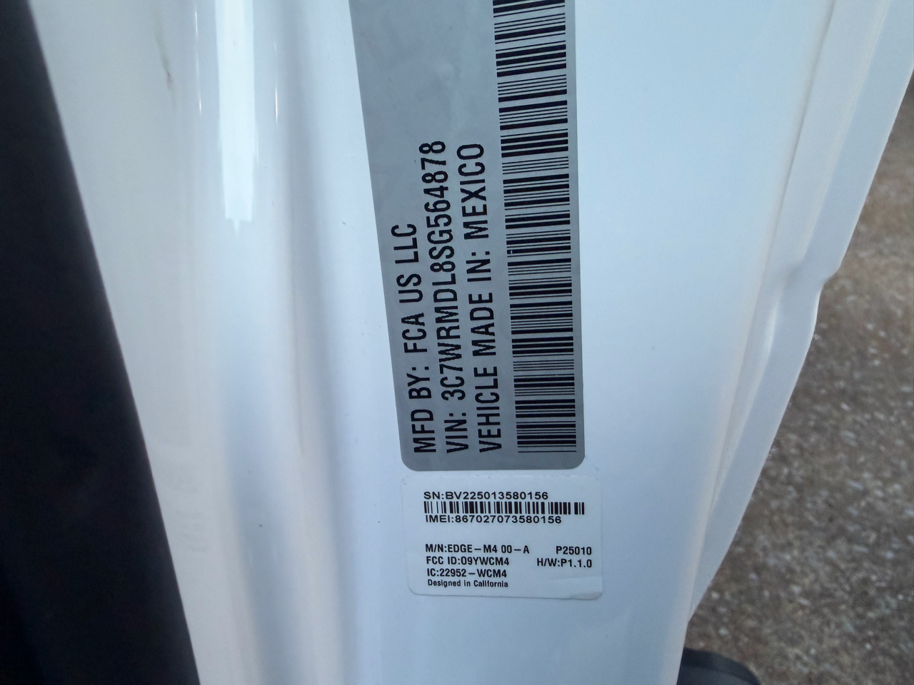 RAM 5500 Chassis Cab Big Horn 4x2 Reg Cab 120" CA 204.5" WB 2025