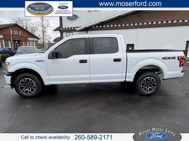 Oxford White 2019 Ford F-150 XL SuperCrew 4WD Pickup Truck Four-Wheel Drive Automatic