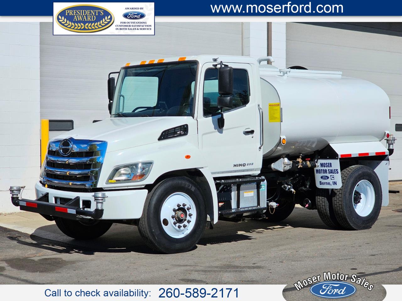 2019 Hino 338 Water Truck 33000 GVWR