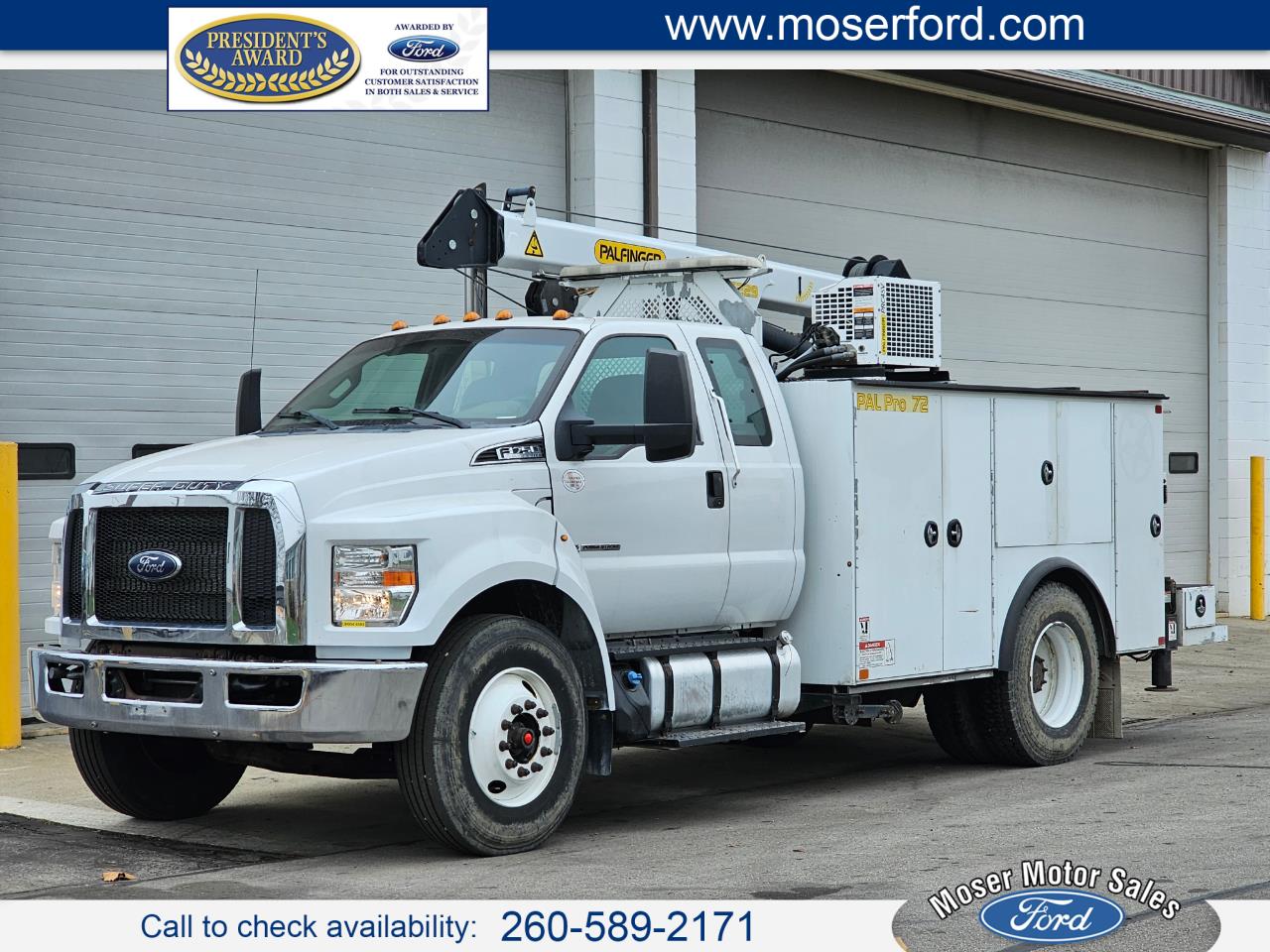 2019 Ford Super Duty F-750 Mechanics Crane Truck 25999 GVWR